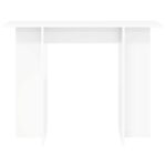 vidaXL Konzolový stôl Biela 100 x 30 x 75 cm Kompozitné drevo – Obrázok 5