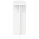 vidaXL Konzolový stôl Biela 100 x 30 x 75 cm Kompozitné drevo – Obrázok 6
