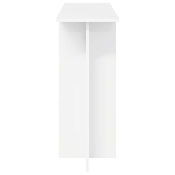 vidaXL Konzolový stôl Biela 100 x 30 x 75 cm Kompozitné drevo – Obrázok 6