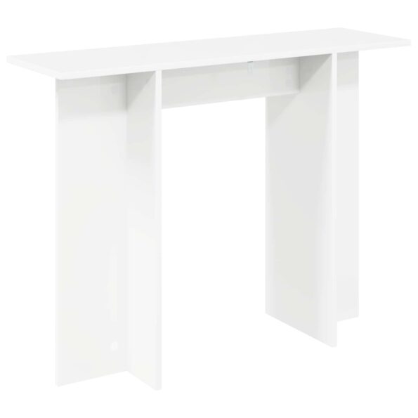 vidaXL Konzolový stôl Biela 100 x 30 x 75 cm Kompozitné drevo – Obrázok 7