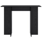 vidaXL Konzolový stôl Čierny dub 100 x 30 x 75 cm Kompozitné drevo – Obrázok 5