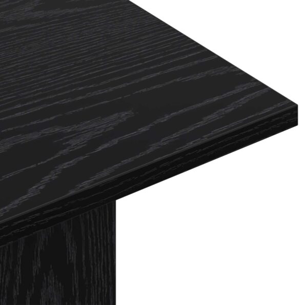 vidaXL Konzolový stôl Čierny dub 100 x 30 x 75 cm Kompozitné drevo – Obrázok 8