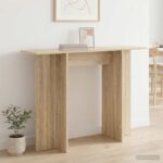 vidaXL Konzolový stôl Dub sonoma 100 x 30 x 75 cm Kompozitné drevo
