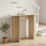 vidaXL Konzolový stôl Dub sonoma 100 x 30 x 75 cm Kompozitné drevo – Obrázok 4