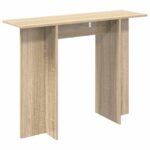 vidaXL Konzolový stôl Dub sonoma 100 x 30 x 75 cm Kompozitné drevo – Obrázok 7