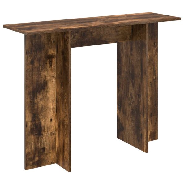 vidaXL Konzolový stôl Údený Dub 100 x 30 x 75 cm Kompozitné drevo – Obrázok 2