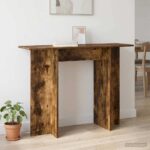 vidaXL Konzolový stôl Údený Dub 100 x 30 x 75 cm Kompozitné drevo – Obrázok 4