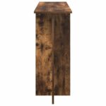 vidaXL Konzolový stôl Údený Dub 100 x 30 x 75 cm Kompozitné drevo – Obrázok 6
