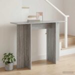 vidaXL Konzolový stôl Sivá sonoma 100 x 30 x 75 cm Kompozitné drevo – Obrázok 4
