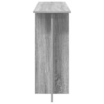 vidaXL Konzolový stôl Sivá sonoma 100 x 30 x 75 cm Kompozitné drevo – Obrázok 6
