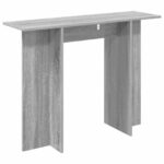 vidaXL Konzolový stôl Sivá sonoma 100 x 30 x 75 cm Kompozitné drevo – Obrázok 7
