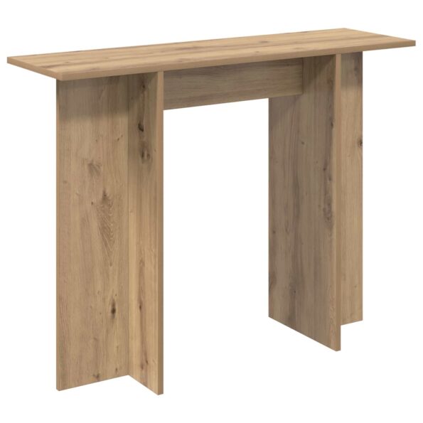 vidaXL Konzolový stôl Dub artisan 100 x 30 x 75 cm Kompozitné drevo – Obrázok 2