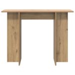 vidaXL Konzolový stôl Dub artisan 100 x 30 x 75 cm Kompozitné drevo – Obrázok 5
