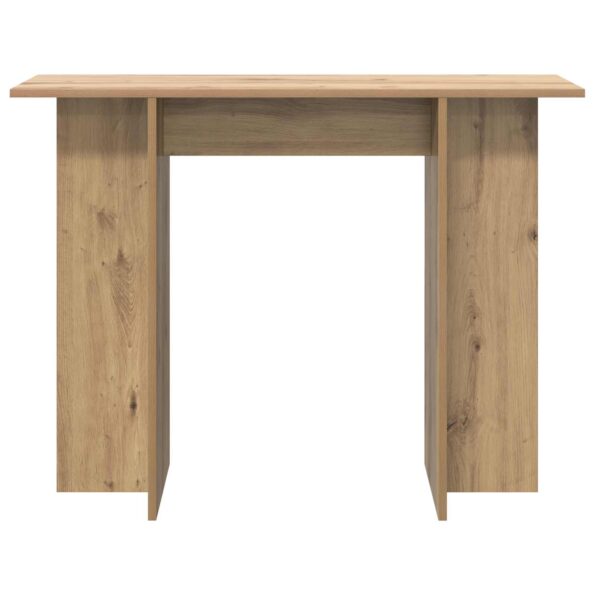 vidaXL Konzolový stôl Dub artisan 100 x 30 x 75 cm Kompozitné drevo – Obrázok 5