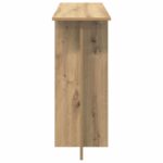 vidaXL Konzolový stôl Dub artisan 100 x 30 x 75 cm Kompozitné drevo – Obrázok 6