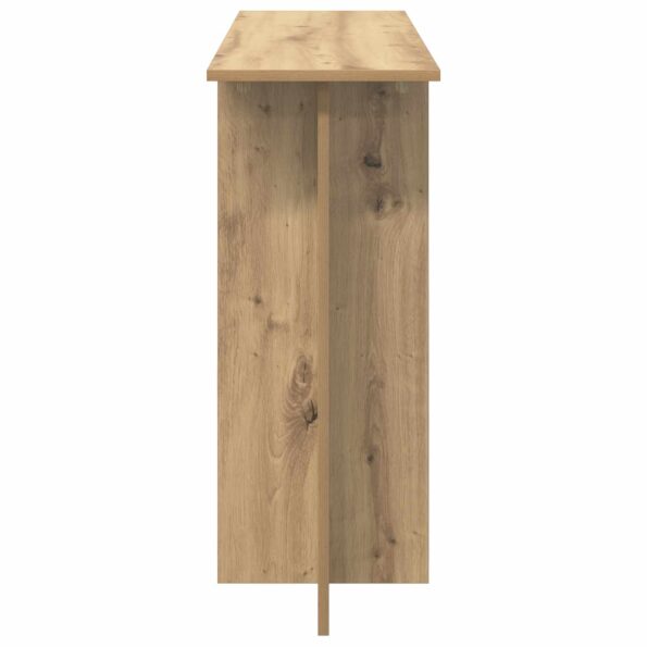 vidaXL Konzolový stôl Dub artisan 100 x 30 x 75 cm Kompozitné drevo – Obrázok 6