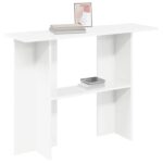 vidaXL Konzolový stôl Biela 100 x 30 x 75 cm Kompozitné drevo – Obrázok 3