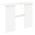 vidaXL Konzolový stôl Biela 100 x 30 x 75 cm Kompozitné drevo – Obrázok 7