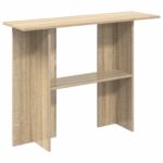 vidaXL Konzolový stôl Dub sonoma 100 x 30 x 75 cm Kompozitné drevo – Obrázok 2