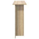 vidaXL Konzolový stôl Dub sonoma 100 x 30 x 75 cm Kompozitné drevo – Obrázok 6