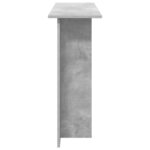 vidaXL Konzolový stôl Betónovo sivá 100 x 30 x 75 cm Kompozitné drevo – Obrázok 6