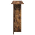 vidaXL Konzolový stôl Dymový dub 100 x 30 x 75 cm Kompozitné drevo – Obrázok 6