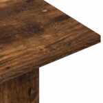 vidaXL Konzolový stôl Dymový dub 100 x 30 x 75 cm Kompozitné drevo – Obrázok 8