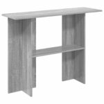 vidaXL Konzolový stôl Sivá sonoma 100 x 30 x 75 cm Kompozitné drevo – Obrázok 2