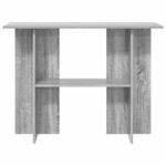 vidaXL Konzolový stôl Sivá sonoma 100 x 30 x 75 cm Kompozitné drevo – Obrázok 5