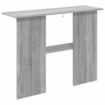 vidaXL Konzolový stôl Sivá sonoma 100 x 30 x 75 cm Kompozitné drevo – Obrázok 7