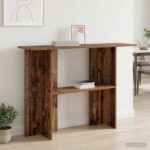 vidaXL Konzolový stôl Staré drevo 100 x 30 x 75 cm Kompozitné drevo – Obrázok 4