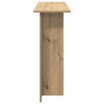 vidaXL Konzolový stôl Dub artisan 100 x 30 x 75 cm Kompozitné drevo – Obrázok 6
