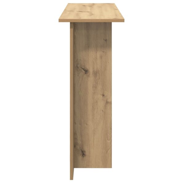 vidaXL Konzolový stôl Dub artisan 100 x 30 x 75 cm Kompozitné drevo – Obrázok 6