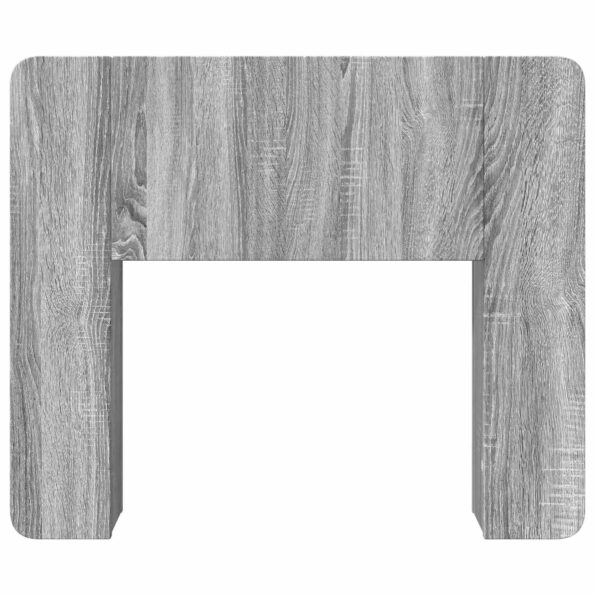 vidaXL Čelo postele skrinka s úložiskom Sivá sonoma Kompozitné drevo – Obrázok 5