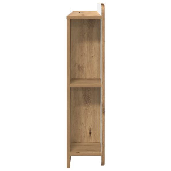 vidaXL Čelo postele skrinka s úložiskom Dub artisan Kompozitné drevo – Obrázok 6