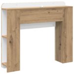 vidaXL Čelo postele skrinka s úložiskom Dub artisan Kompozitné drevo – Obrázok 7