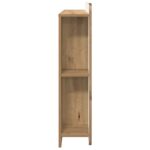 vidaXL Čelo postele skrinka Remeselný Dub 119,5 x 18,5 x 80 cm – Obrázok 6