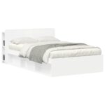 vidaXL Čelo postele skrinka s úložiskom Biely 135 x 18,5 x 80 cm – Obrázok 3