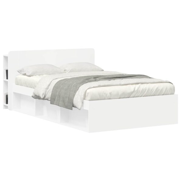 vidaXL Čelo postele skrinka s úložiskom Biely 135 x 18,5 x 80 cm – Obrázok 3