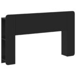 vidaXL Čelo postele skrinka s úložiskom Čierny 135 x 18,5 x 80 cm – Obrázok 2