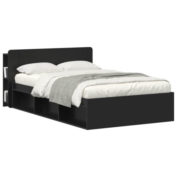 vidaXL Čelo postele skrinka s úložiskom Čierny 135 x 18,5 x 80 cm – Obrázok 3