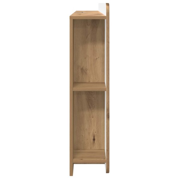 vidaXL Čelo postele skrinka s úložiskom Dub artisan Kompozitné drevo – Obrázok 6