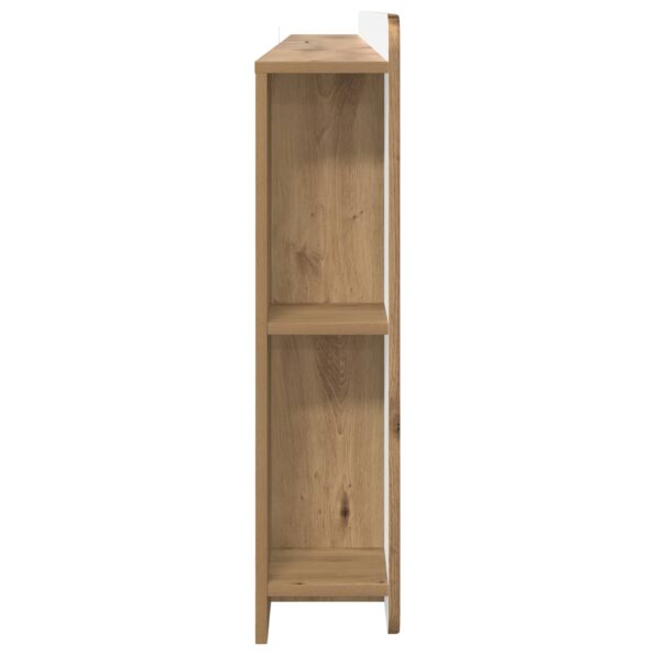 vidaXL Čelo postele skrinka s úložiskom Dub artisan Kompozitné drevo – Obrázok 6
