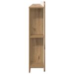 vidaXL Čelo postele skrinka s úložiskom Dub artisan Kompozitné drevo – Obrázok 6