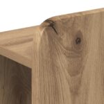 vidaXL Čelo postele skrinka s úložiskom Dub artisan Kompozitné drevo – Obrázok 8