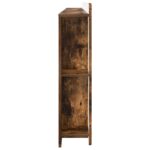 vidaXL Čelo postele skrinka s úložiskom Údený Dub 215 x 18,5 x 100 cm – Obrázok 6