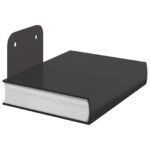 vidaXL Závesná polica s poličkou 24 pcs Čierny 6 x 10,8 x 6,6 cm – Obrázok 3