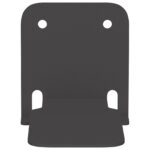vidaXL Závesná polica s poličkou 24 pcs Čierny 6 x 10,8 x 6,6 cm – Obrázok 5