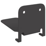 vidaXL Závesná polica s poličkou 24 pcs Čierny 6 x 10,8 x 6,6 cm – Obrázok 7