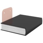 vidaXL Závesná polica s poličkou 4 pcs Ružová 6 x 10,8 x 6,6 cm – Obrázok 3